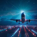 Plane chart graphic, stock, graphs, money, flight, air travel,
