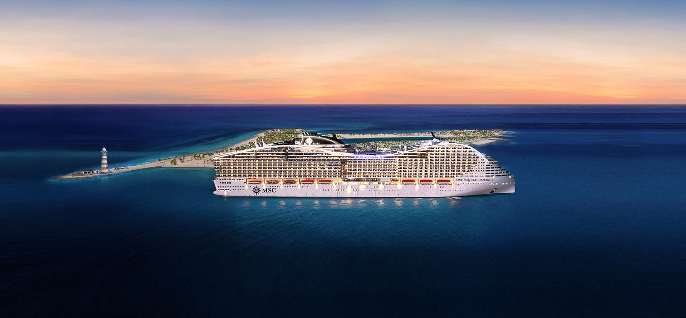 Image: MSC World America.  (Photo Credit: MSC Cruises)