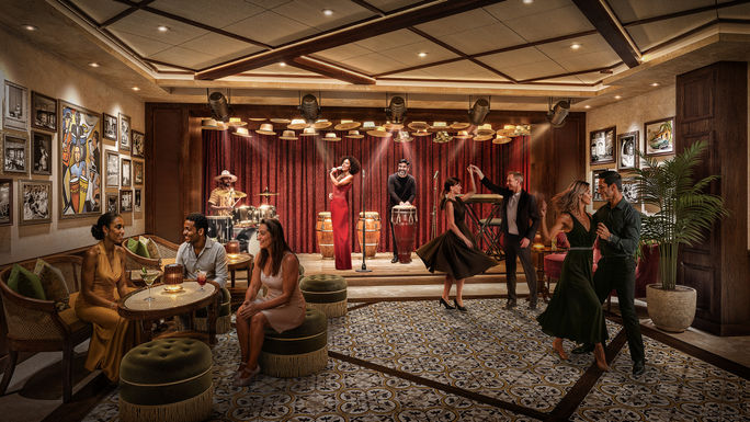 Rendering of Viva La Musica aboard MSC World Atlantic