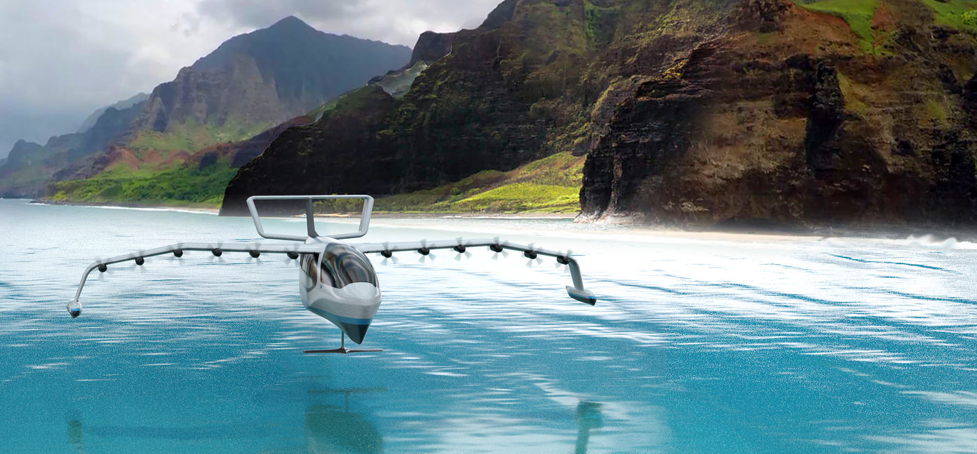 Image: Seagliders are all-electric, zero-emission vessels that would operate exclusively over water. (Photo Credit: Courtesy Hawaii Seaglider Initiative)