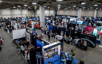 Trade show floor at 2025 ASTA Travel Advisor Conference