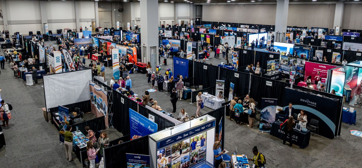 Image: Trade show floor at 2025 ASTA Travel Advisor Conference. (Photo Credit: ASTA)