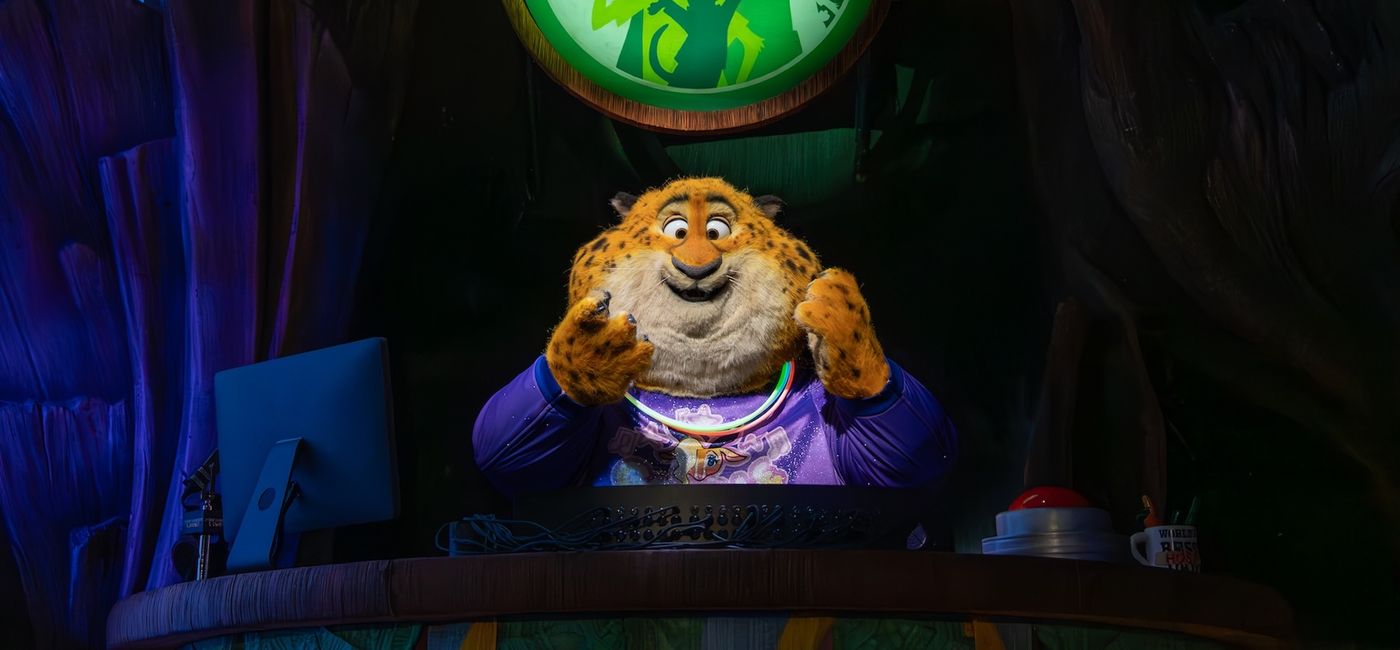 Image: Benjamin Clawhauser of ‘Zootopia: Better Zoogether’ (Source: Disney World)