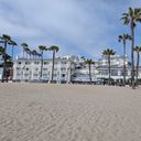 Shutters on the Beach sits steps from the Pacific Ocean
