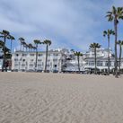 Shutters on the Beach sits steps from the Pacific Ocean