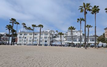 Shutters on the Beach sits steps from the Pacific Ocean
