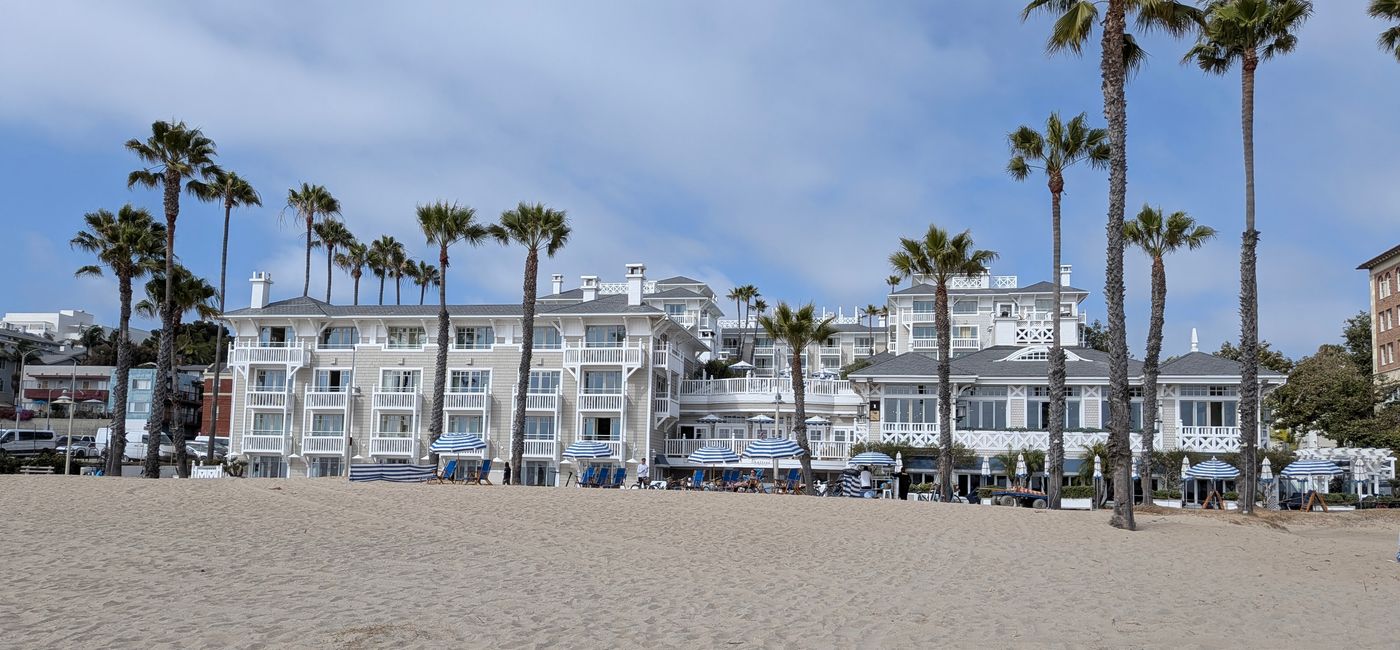 Image: Shutters on the Beach sits steps from the Pacific Ocean (Photo Credit: Natasha Lair)
