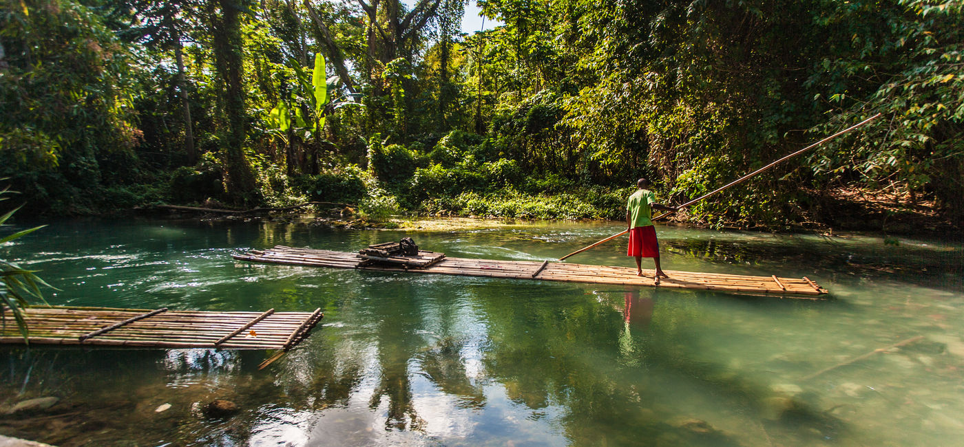Image: Rafting on the Martha Brae River, near Montego Bay, Jamaica (Photo Credit: Scott Griessel/Adobe Stock)