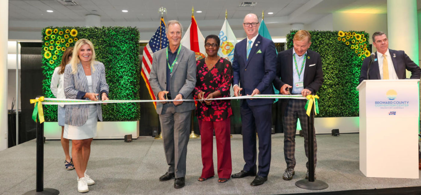 Image: The Broward County Convention Center is the first convention center in North America to adopt the program.