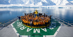 Group in Antarctica with Quark Expeditions
