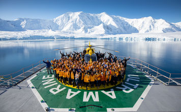 Group in Antarctica with Quark Expeditions