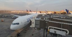 United aircraft at Newark Intl Airport