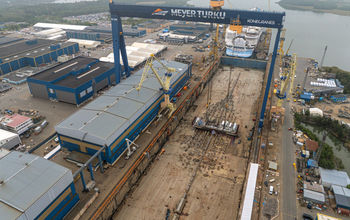 The keel-laying for Royal Caribbean's fourth Icon Class ship