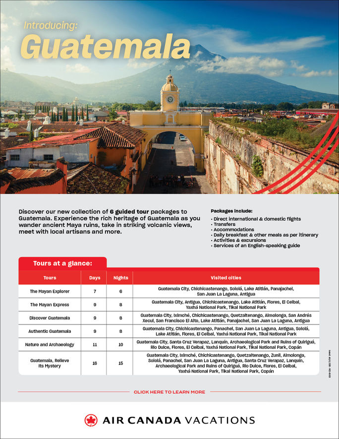 The new Guatemala collection will be available from October 2026 to May 2027.