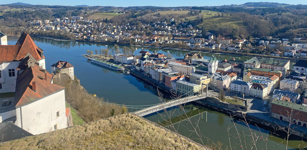 Emerald Cruise ship in Passau