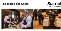 Marriott teams will assemble and distribute dry soup packets to food banks