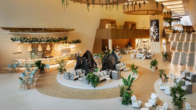 Marimba Lobby Bar at Grand Sirenis Riviera Maya Marimba Lobby Bar at Grand Sirenis Riviera Maya