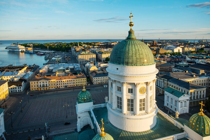 Aerial view of Helsinki, Finland Helsinki Finland, Helsinki, Finland, cathedral