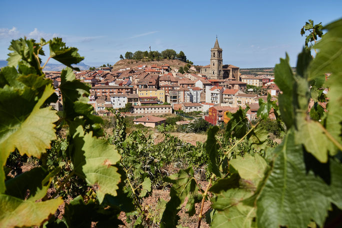 The village of Navarrete in La Rioja, Spain. The village of Navarrete in La Rioja, Spain.