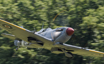 Spitfire in the Air in Virginia Beach