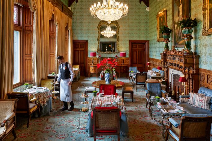 Guests can enjoy a daily afternoon tea service at many castle hotels, including Ashford Castle. Red Carnation Hotels, Ashford Castle, castle hotels