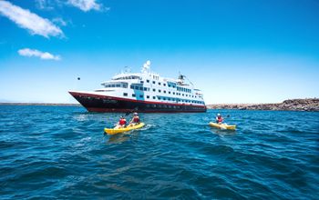 Travel advisors explored the archipelago while kayaking, snorkeling, hiking and taking scenic cruises on a glass-bottom boat