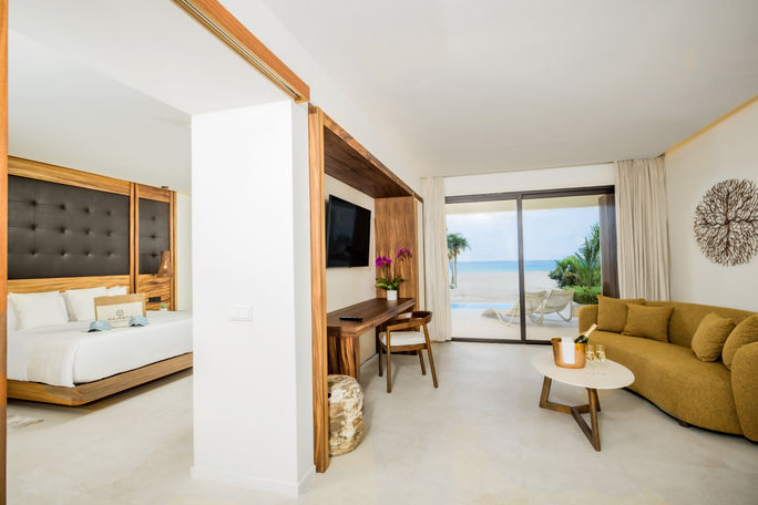 Spacious suites at the Majestic Mirage Costa Mujeres