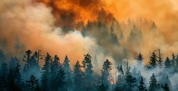 Wildfire in British Columbia