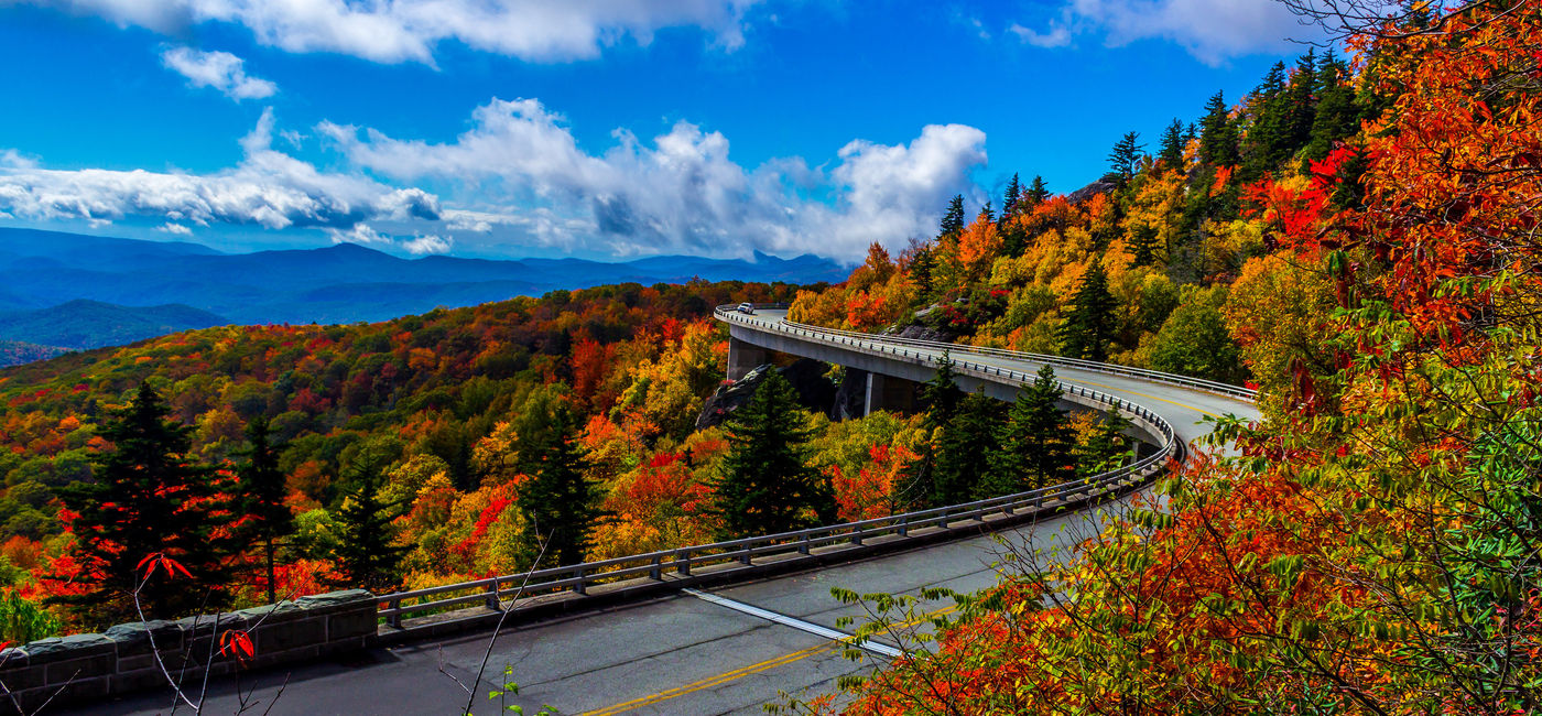 Image: Blue Ridge Parkway, North Carolina.  (Photo Credit: Adobe Stock/David Sichi)