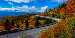 Blue Ridge Parkway, North Carolina. 
