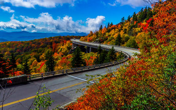 Blue Ridge Parkway, North Carolina. 