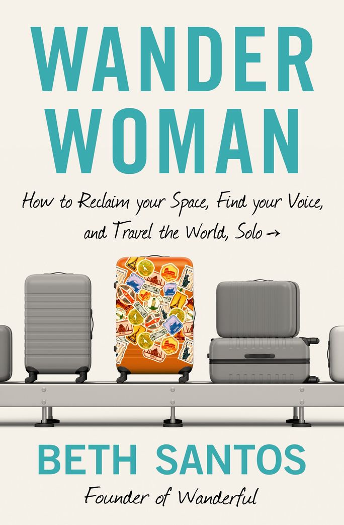 Cover of "Wander Woman" by Beth Santos. wander woman, beth santos, best travel books 2024