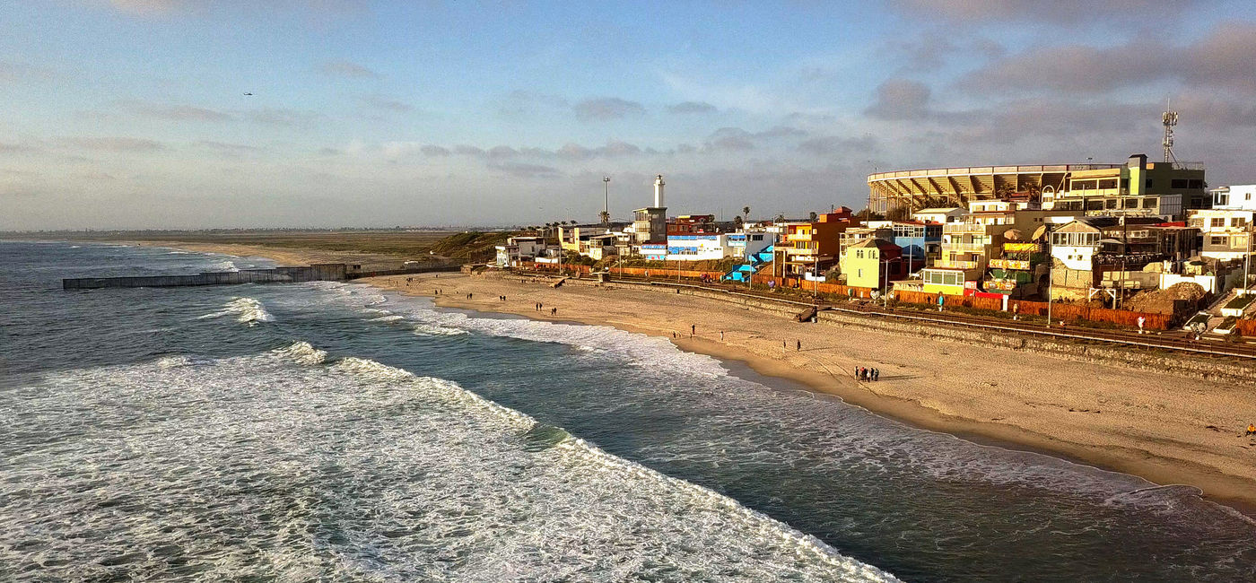 Image: Views of the beach and boardwalk in Tijuana, Mexico. (photo via E+ /  grandriver)