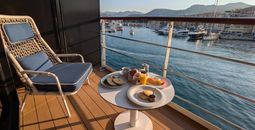 Cruise, balcony, breakfast, room service,