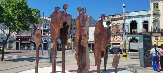 Valongo Wharf art installation Valongo Wharf art installation