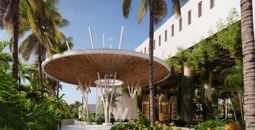 Entrance to the new W Punta Cana, Adult All-Inclusive in the Dominican Republic.