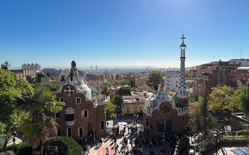 Barcelona as seen from Park Guell.
