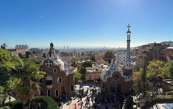 Barcelona as seen from Park Guell.