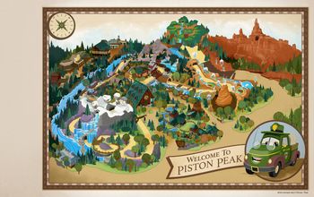 Rendering of Magic Kingdom's Piston Peak National Park
