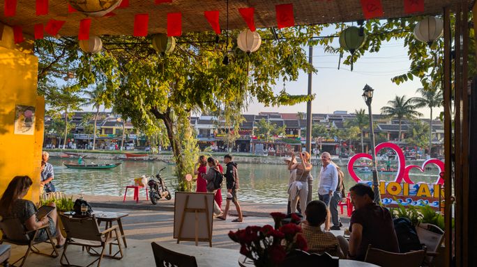 Hoi An riverwalk Hoi An riverwalk