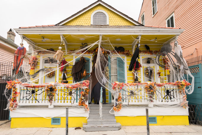 Gruseliges Haus in New Orleans