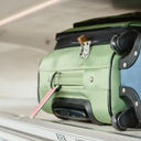 Overhead bin on an airplane