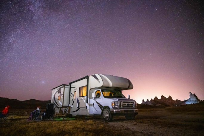 RV night sky