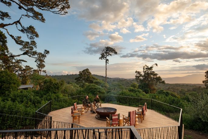 The campfire at the Lemala Osonjoi Lodge in Tanzania. Lemala Camps & Lodges, tanzania lodges, ngorongoro