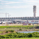 Reagan National Airport outside of Washington, DC.