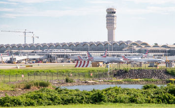 Reagan National Airport outside of Washington, DC.