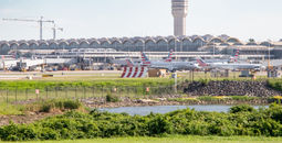 Reagan National Airport outside of Washington, DC.