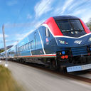The new Amtrak Airo series trains.