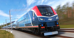 The new Amtrak Airo series trains.