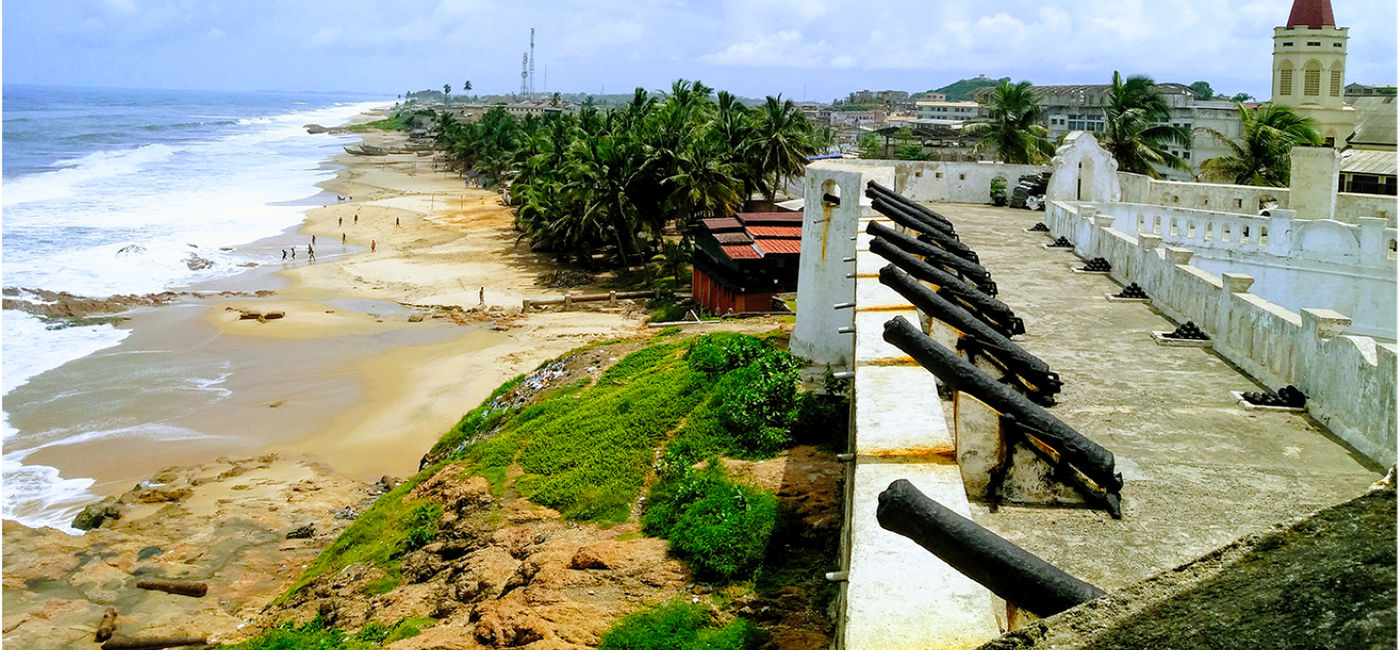 Image: Cape Coast in Ghana. (photo via Andrew Molo / EF Go Ahead Tours) (Photo Credit: (photo via Andrew Molo / EF Go Ahead Tours))
